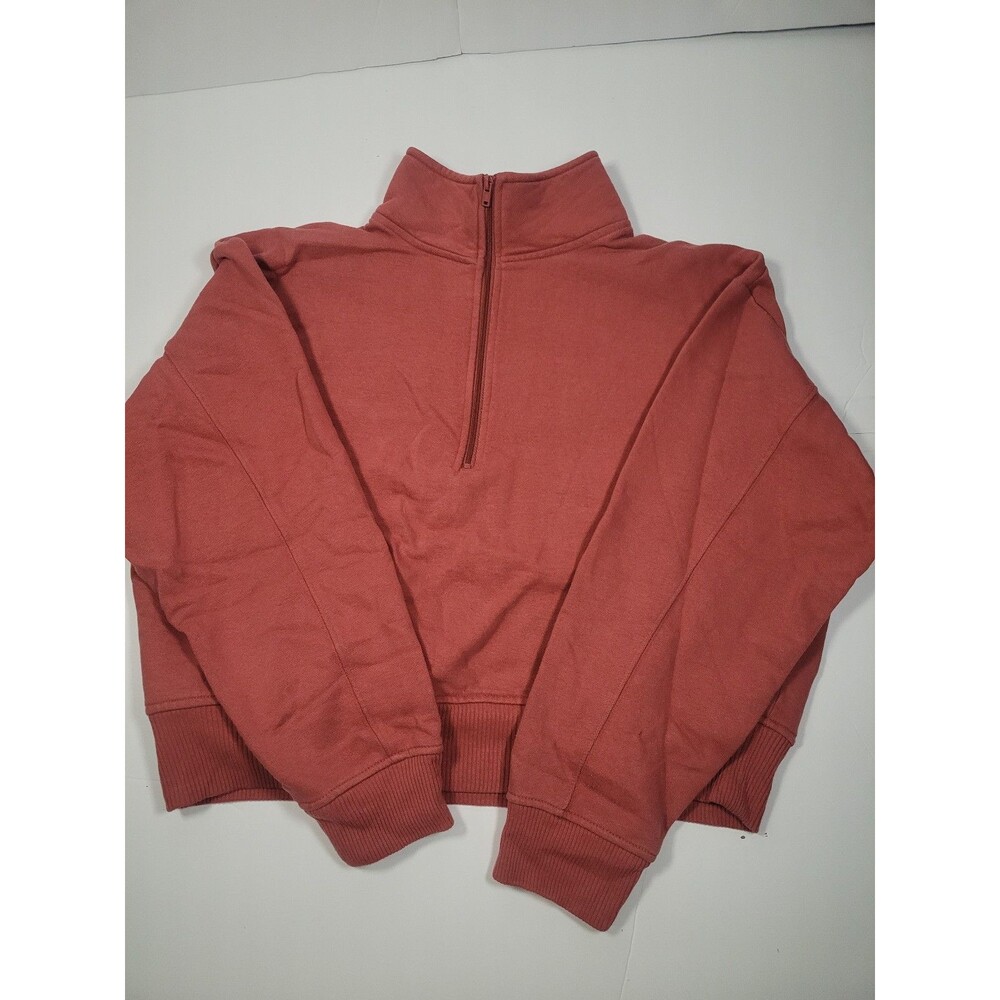A New Day – Size S
Rust Quarter‑Zip Pullover....F -20